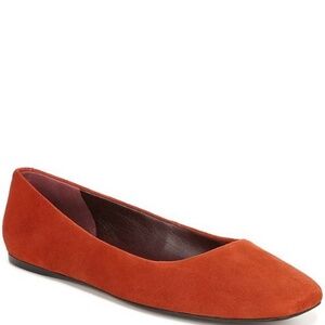 Sarto by Franco Sarto Flexa Amaya Ballet Suede Square Toe Flats size 5W